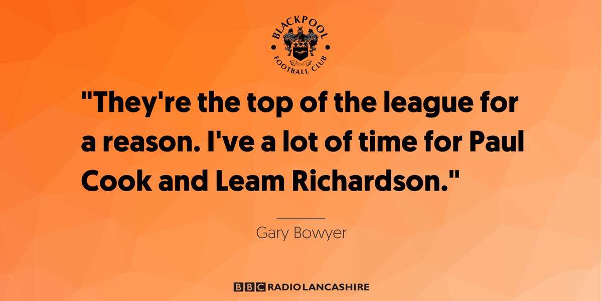 BBCLancsSport's tweet image. &apos;They&apos;re the top of the league for a reason&apos; 

Praise for Tuesday&apos;s opponents #Wigan from the #Blackpool boss, Gary Bowyer

👉audioboom.com/posts/6666400-… 

#BlackpoolFC #wafc #BBCFootball  👇