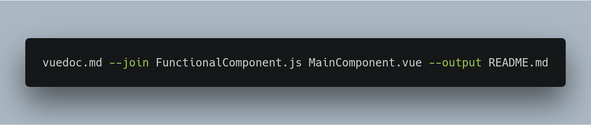 demsking's tweet image. #VueJS #vuecomponents Just release @vuedoc/md@1.1.0 with the --join option to merge generated documentations of many components into one
github.com/vuedoc/md/rele…