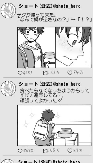 ショートとデクのSNS【バレンタイン編】
お題は「チョコレート」
#轟出版深夜のお絵描き一本勝負 