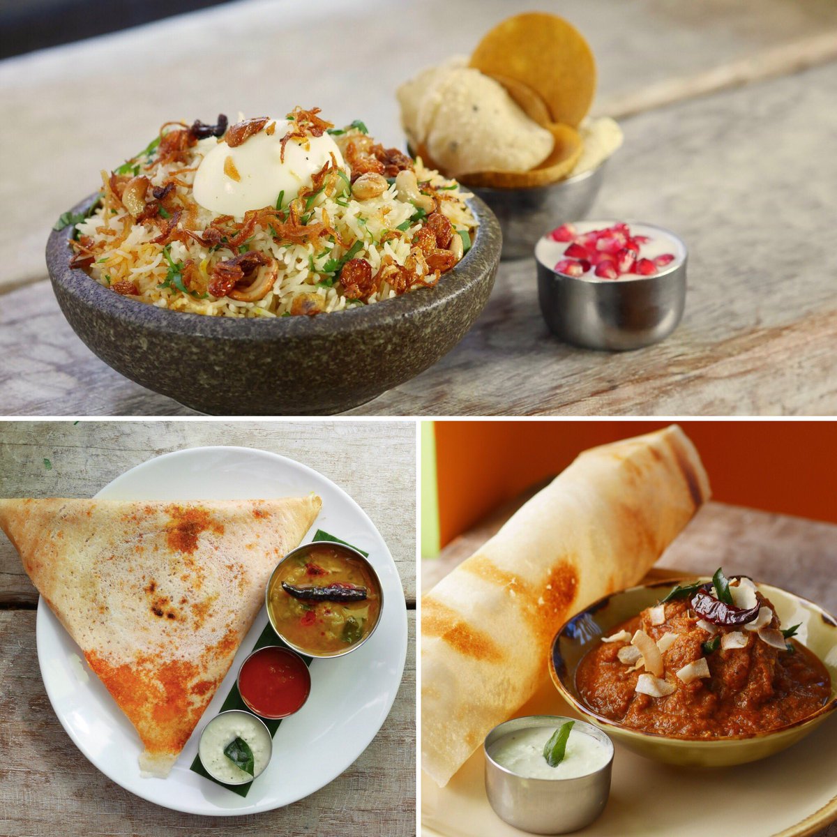 curryleafcaff's tweet photo. Brunch like a boss with a Sunday special from our #BrightonLanesCafe or #KemptownKitchen, incl. our famous biriyani & South Indian dosa dishes (served till 5pm) https://t.co/mBjbrjd2gd
