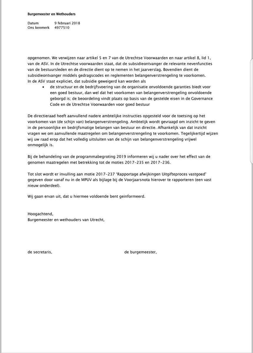 sandervwaveren's tweet photo. Deze week in de mailbox: heldere brief over aanpassingen subsidietoetsing. Aanleiding waren voorstellen van @BJBrussaard en mij nav ons onderzoek naar fouten bij de #SocialImpactFactory.
Regels en instructies worden nu aangescherpt om herhaling te voorkomen. Goede zaak! https://t.co/uLuClYOxCe