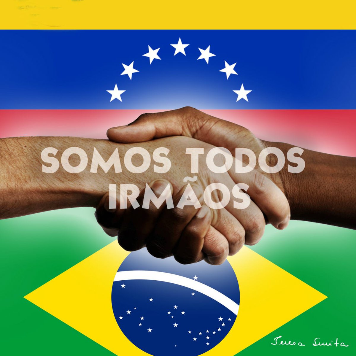 Muchas gracias a nuestros hermanos de Brasil por brindar fuerza a Venezuela en estos momentos tan críticos que esta viviendo el país. 
Muito obrigado aos nossos irmãos no Brasil por brindar força a Venezuela nos momentos críticos que o país vive.
<a href="/Ac3rtijooficial/">Ac3rtijo</a> BrasilVenezuela