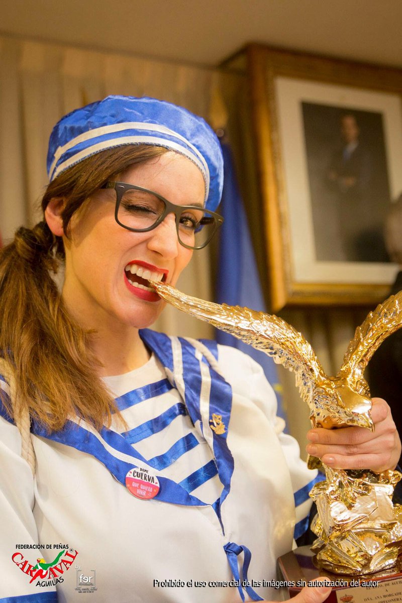 Gracias <a href="/ana_morgade/">ana morgade</a> por el magnífico Pregón que hiciste anoche en los Carnavales de Águilas y por el cariño que le pusiste
