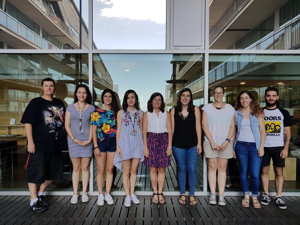 adriana_caz's tweet photo. Very proud to be part of a working group with a majority of women 👩🏻⚕️🔬👩🏻🔬⚗️! #GReNeC #upfProud #WomenScienceDay #DiaDonaiNenaCiència #science #weCanDoIt #PRBB @ThePostsynaptic @UPFBarcelona https://t.co/WO1WhF63zb