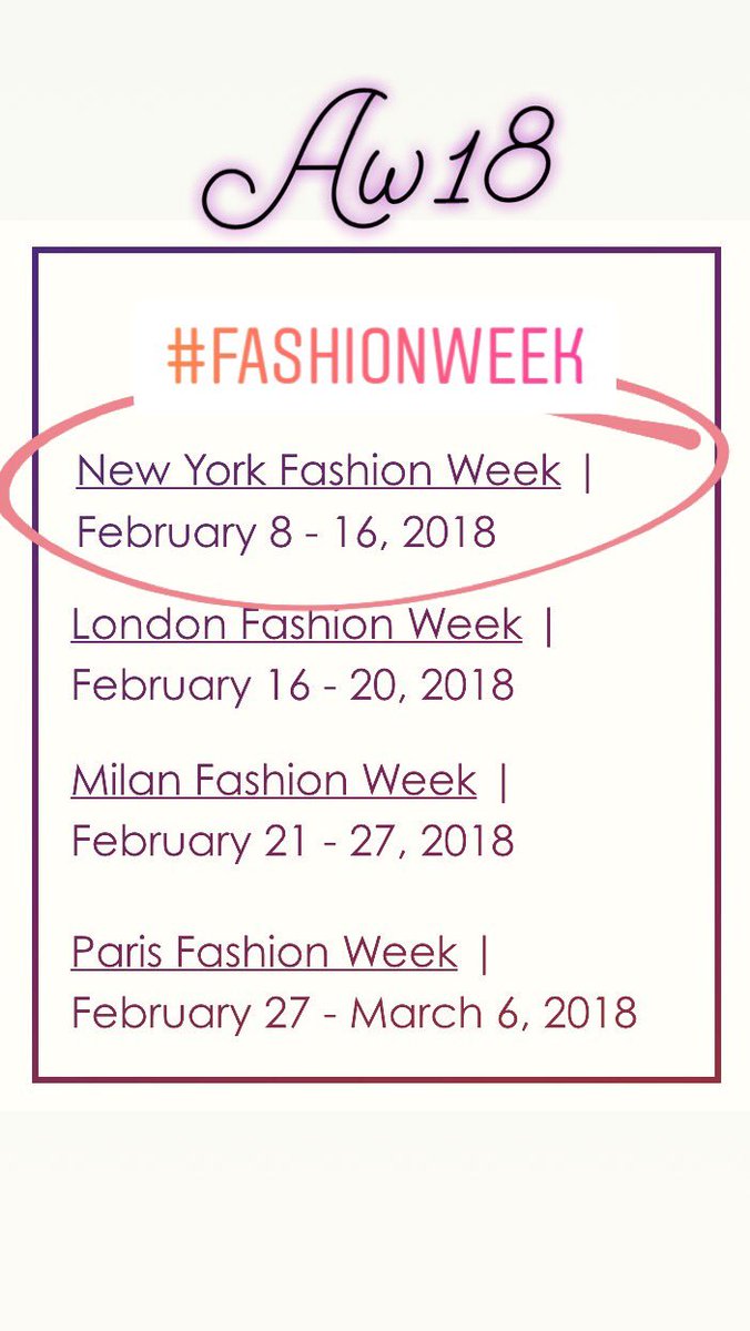 behindthelogo_'s tweet photo. New York fashion week is here!!!! 🙏👏🏻 #nycfashion #fashionweek #fashion #nyc #fashionlife #fashionblogger #bloggerlife #behindthelogo #btl #followforfollow #likeforlike #schedule #fashionschedule #aw18 https://t.co/Q8YyCDtINY
