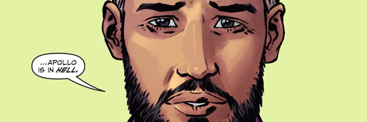 Comic_Layouts's tweet photo. Extrano layout (2 avatars, 2 headers, 1 with speech bubble, 1 without) https://t.co/pmpgl83raD