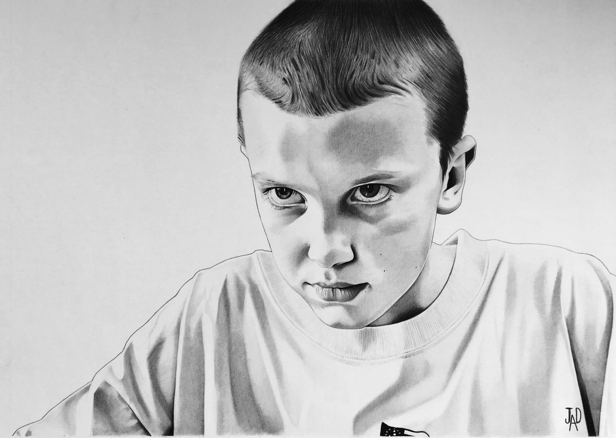 Eleven Stranger Things Drawing Beautiful Image  Drawing Skill