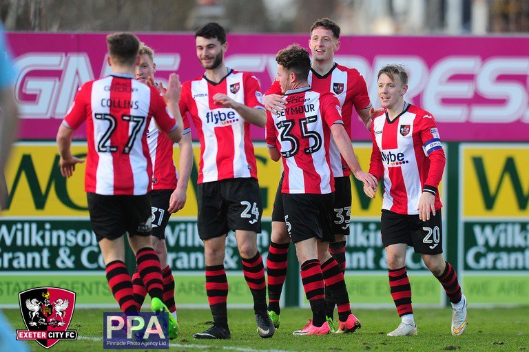 ⏱ | FULL-TIME: City 2 <a href="/SunderlandAFC/">Sunderland AFC</a> 0

The Grecians have made it through to the knockout stages of the Premier League Cup. Goals from Ryan Loft and Alex Byrne today means they now sit top of the group, four points clear of third, with a game left to play. UtC 🔴⚪️

#ECFC
