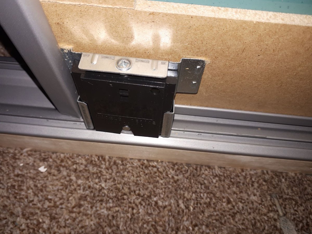 BradChuck's tweet image. Hi @BandQ, just installed my Valla mirrored silver effect sliding door as part of my never-ending #houserenovation project and i noticed one of the slider wheel brackets is not fixed correctly.  Whats my options now? Ideas on how to fix? #diyhelp