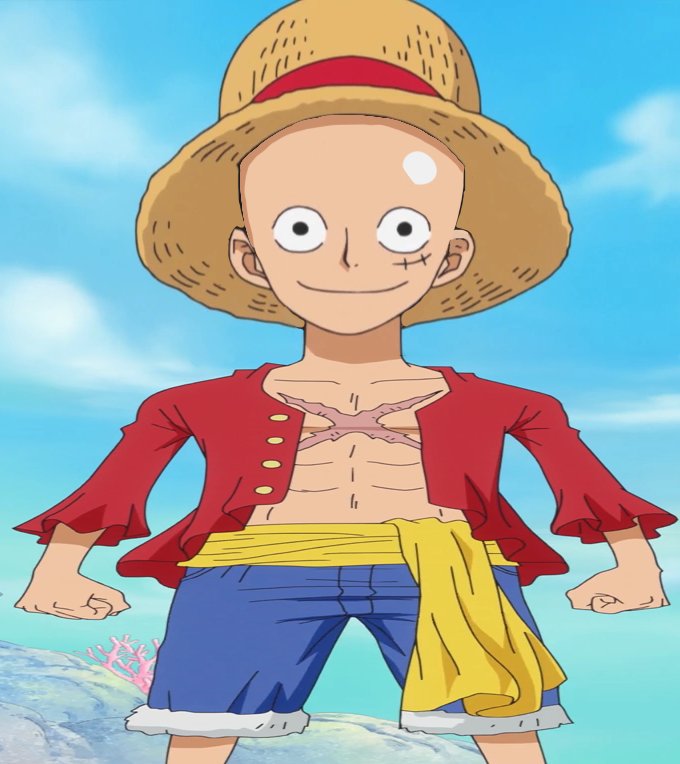 Making Your Favorite Characters Bald Luffy One Piece
