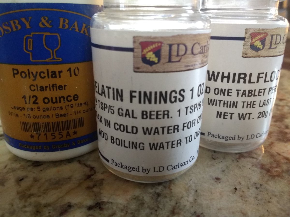 sliprose's tweet photo. If using finings is wrong, I don't want to be right. #homebrew #CraftBeer #makingbeer #notsludge https://t.co/U1h6fnAG0i