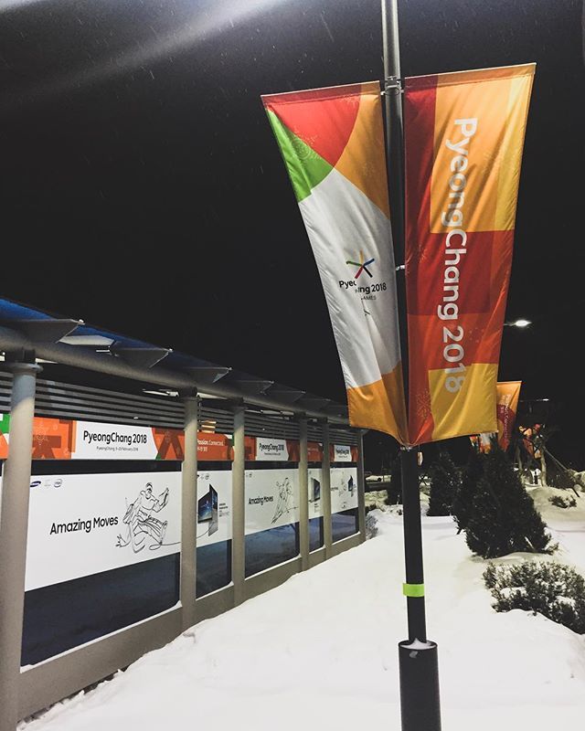 danielahn's tweet photo. Here’s to last second and late night decisions. #pyeongchang2018 #olympics https://t.co/lnb2lpfZ56 https://t.co/S0bfpwpTX3