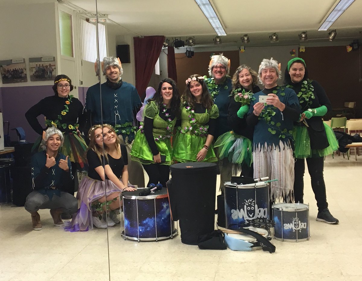 Drums Batukada . Preparats per #Carnestoltes #Esplai Espurnes