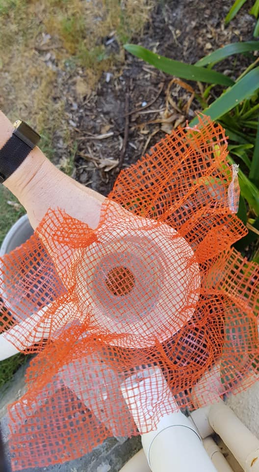 sbrittan13's tweet photo. Update to my gutter contraption: I've now iterated the filter a bit to include the mesh on the down pipe side and a stocking on the pool pipe side to better filter out big and small items. #news24watertips #capetownwatercrisis #defeatdayzero #dayzero https://t.co/XcERJme2of
