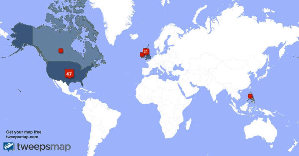 macmillan_alan's tweet photo. My followers live in USA (44%), UK.(29%)... Get your free map: https://t.co/KImQ5JMiBH https://t.co/bxyhQiGSWT