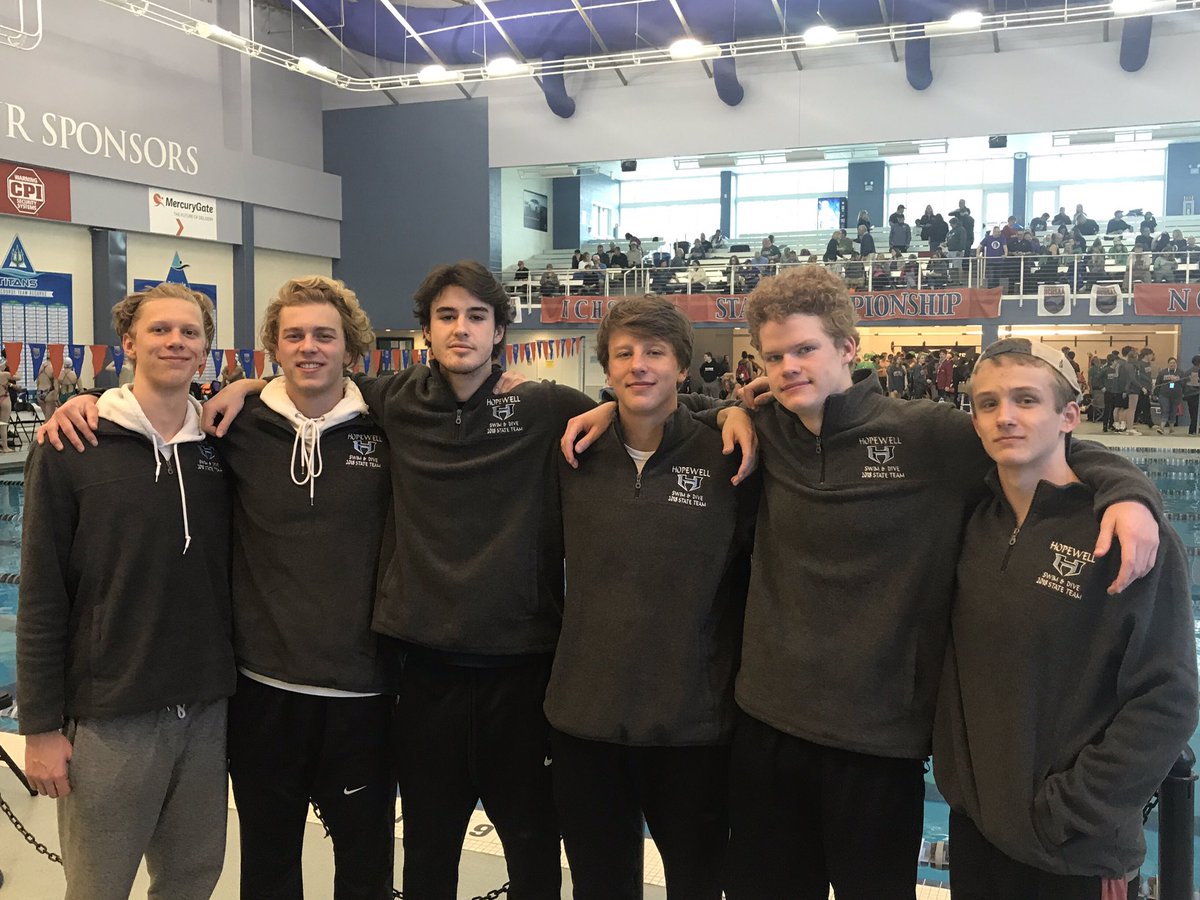 SwimHopewell's tweet photo. Titan boys State team finished 18th overall. Chase Allison 5th in the 200 IM and 18th in 100 free. Relays place 21st and 14th. #TitanPride https://t.co/GBexNq4ci5