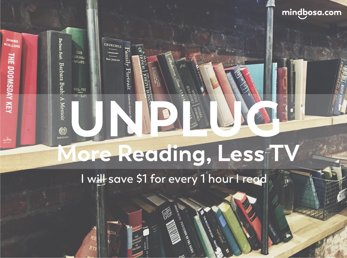 mindbosa's tweet image. #Unplug #LessTv #MoreReading 
mindbosa.com