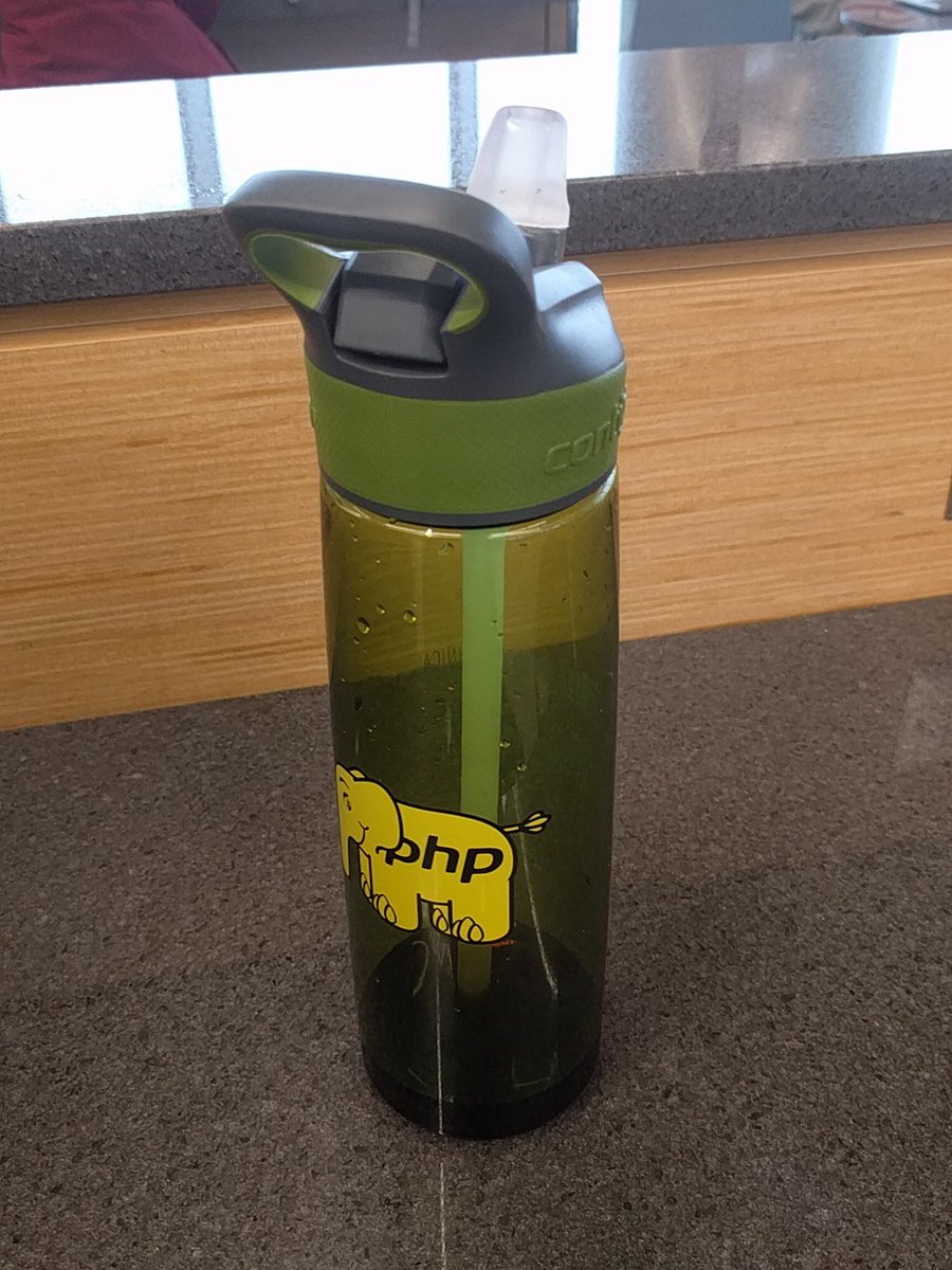 soWizardly's tweet photo. Hey @SunShinePHP goers, don't put soda in your water bottle! I don't understand this wizardry but on sip the soda shot to the ceiling of the airplane, a good 2-3' straight up, covering quite a few people! #sunphp18 #science https://t.co/N3Ff2lkun1