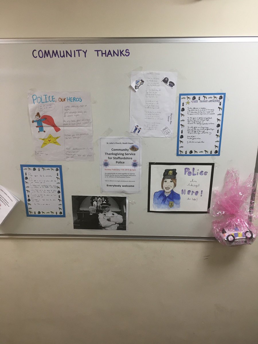 CannockPolice's tweet image. A few photos from today’s Thanksgiving Service at St Johns Church Heath Hayes. 😊👍🏻👏