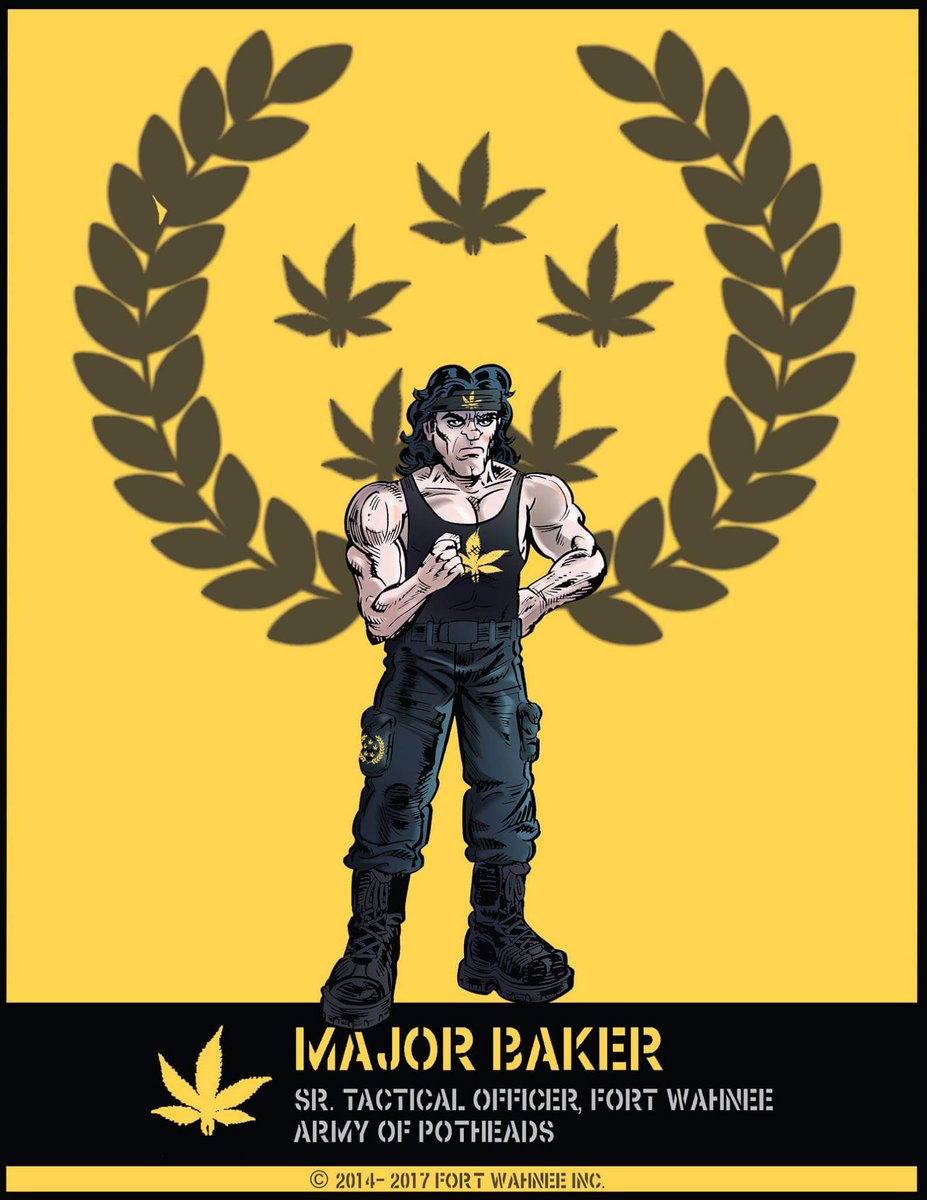 ArmyOfPotheads's tweet photo. @Kunzitoons @kidz_net @tripprrr @herbalinfuser @LARRYIRBY6 @Kooky_420 @4Rare420_Rx @Cogitatorium @NorCalStoner420 @Norstackk @BoyGiuly @NurseMaryJInk @james_bong13 @EmeraldZoo @dankcreative @JonnyRotten1714 @_jena4n @mzstoned @and1_grant @KeeslingT @Hippie_of_Love @WeedEssence @Michael57645022 @thcmed @TheLoudBank @DCNYATL @420Tasmania @Dragonwingz @Amznfrknaz @hippieluvbud62 @blakeb6969 @dablizard @AmeriCannaBlunt @BarryRo61831082 @CenturionProSol @AlluraSBrites @LoriLNoel2 @CrossFollower12 @daveyjo26541194 @KillLaill420 @JennyGos13 @Bklynbby @EvergreenProdCo @laurajax1 @Godzmazter @SpotItHigh @UncleTweezy @GDEADHEAD_NE121 @SuthrnFriedKatt Wish we met somewhere in the middle Kunzi...would really love to go #Chiefin with you soon, Master Chief!
How are all our friends @Kunzitoons? Please say HIGH and knock out some #kushups!
Your friend,
#MajorBaker, STO
#FortWahnee
#TheHighCommand (THC)
#ArmyOfPotheads (#AOP) https://t.co/BiWkFpX4g4