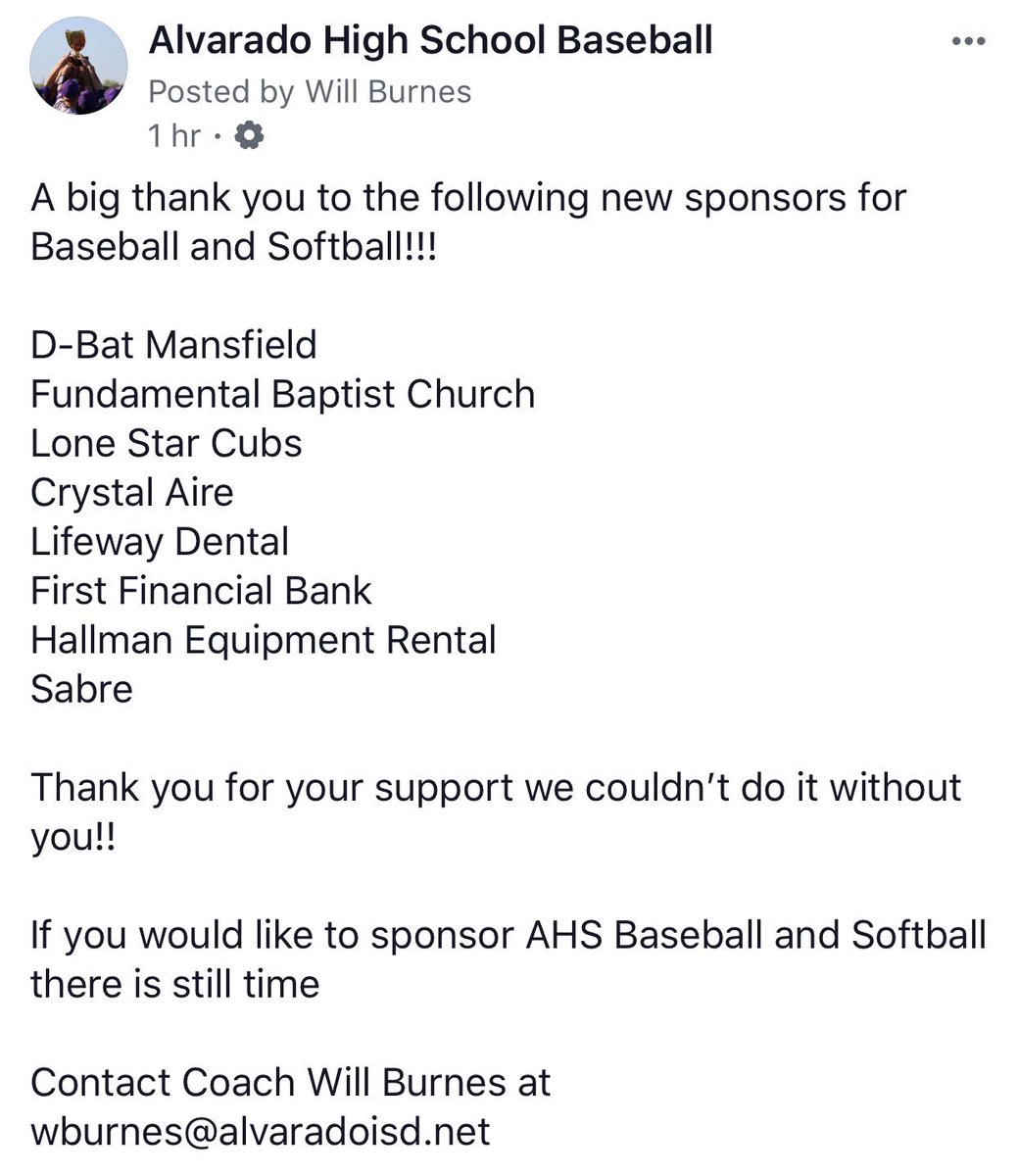 Alvarado Baseball (@alvhs_baseball) on Twitter photo 