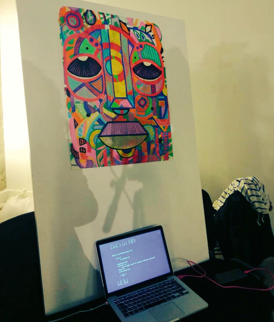 Dgitalstreetart's tweet image. Quand une oeuvre de @dacruzgraffiti se transforme grâce à la réalité augmentée @adrielbeaver @_gaeel_ #UrbanJam