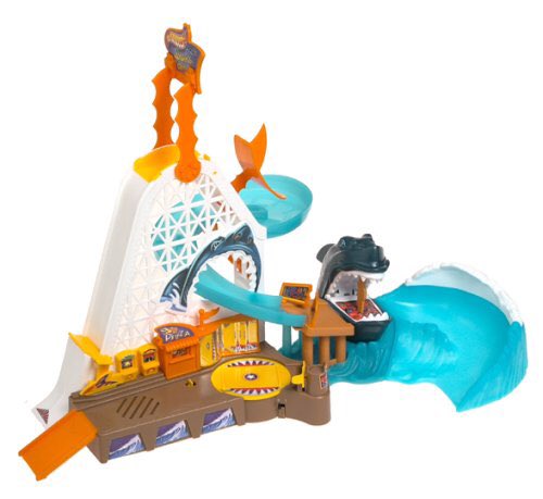 hot wheels shark car wash