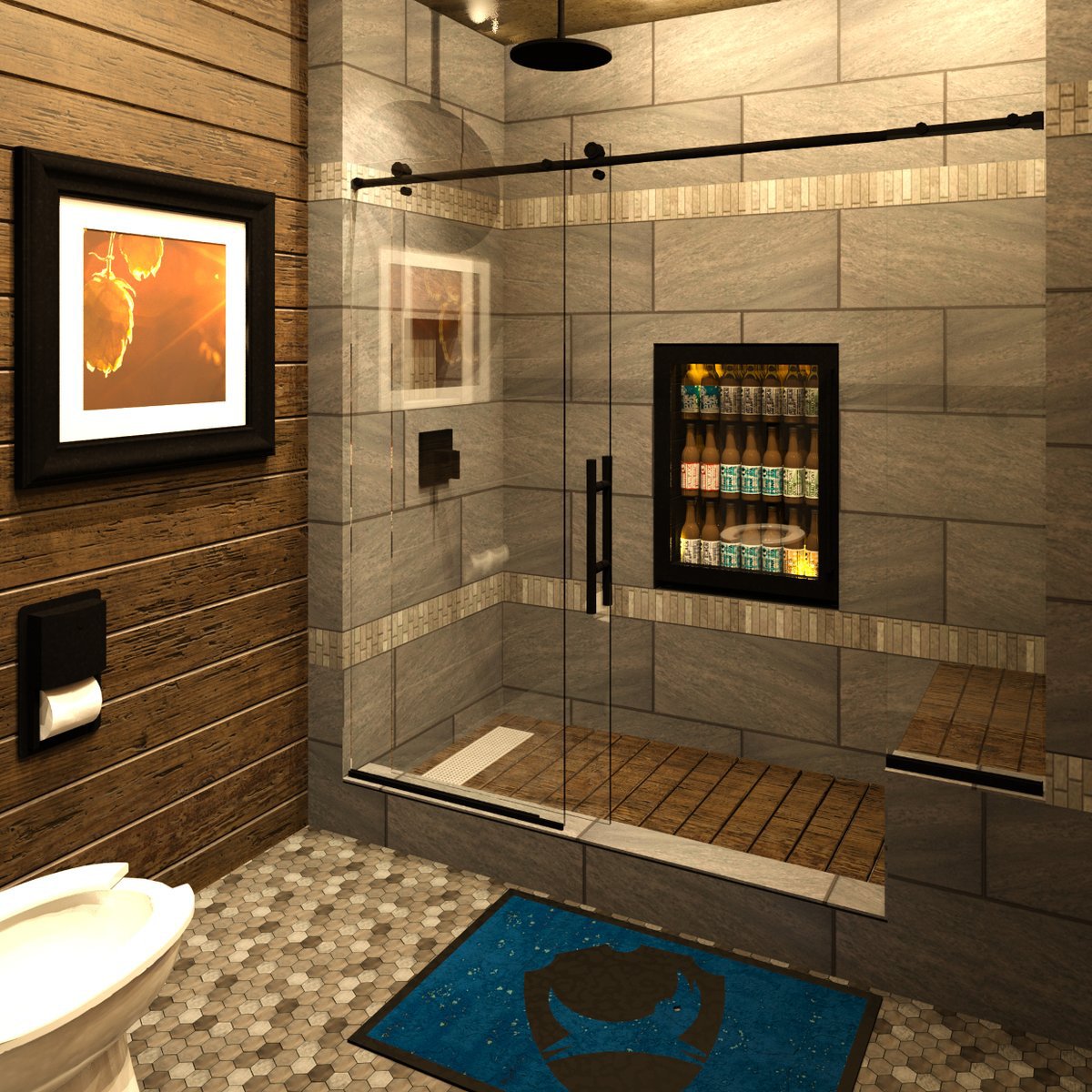 Bathroom design courtesy of <a href="/BrewDog/">BrewDog</a>. They're building a hotel! We're in love!