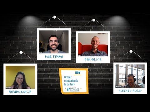 ¿Qué puedes hacer con la cultura de tu organización cuando la empresa crece? Si te has preguntado esto antes, seguro que la charla que tuvimos con <a href="/bmg_wallace/">Brenda Wallace</a> <a href="/bensventures/">Ben</a> y <a href="/albertoalejo/">Alberto Alejo</a> te va a interesar: buff.ly/2EQvNgU

Más? Suscríbete aquí: buff.ly/2EUW8KZ