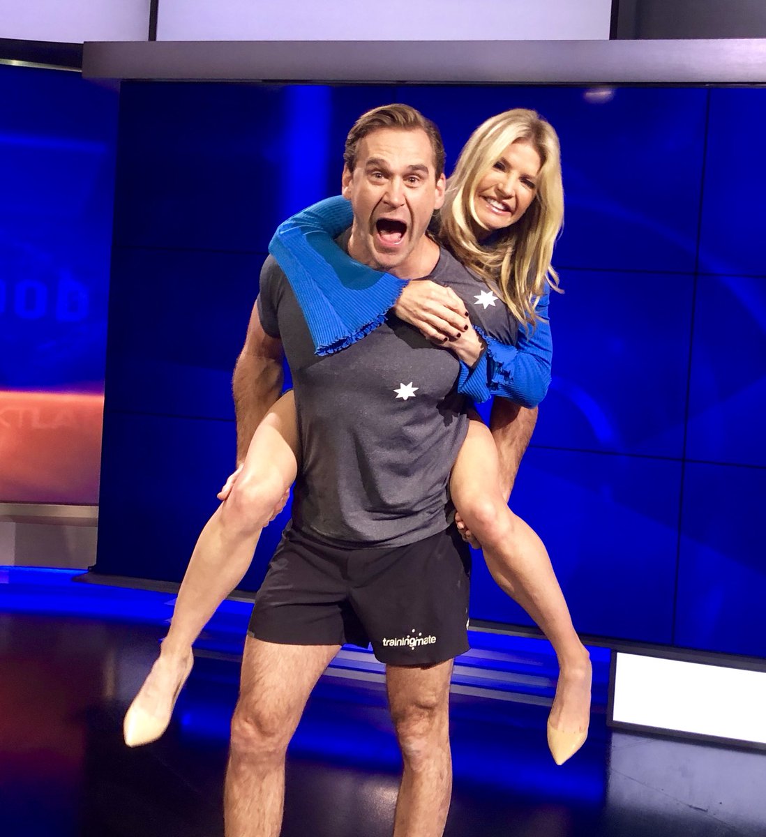 Dayna Devon on Twitter: "Celebrity trainer @MiltonLuke from @RevengeBody and @TrainingMate was in the house today on @ktlaENT @KTLAMorningNews. Of course we all got Australian nicknames. I'm Daynsy @LynetteRomero is Lynsy and @