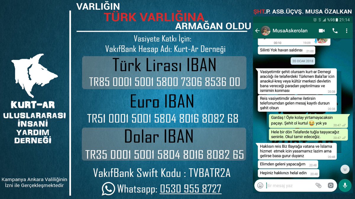 kurtar_1071's tweet photo. MusaÖzalkanın Vasiyeti https://t.co/3Ggwijn0sq