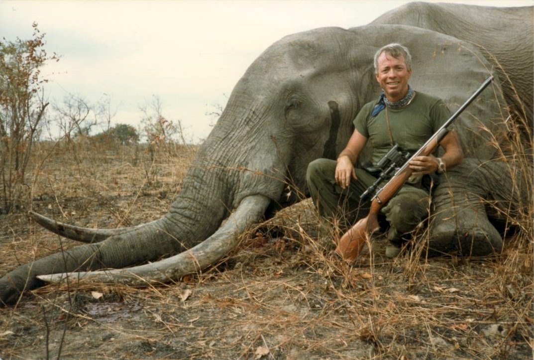 A man hits a very large, slow-moving, peaceful creature at close range with a high-powered rifle to help him feel like more of a man. Legal, endangered, threatened, or none of the above, it's still wrong and barbaric. Please RT if you think all trophy hunting should be outlawed.