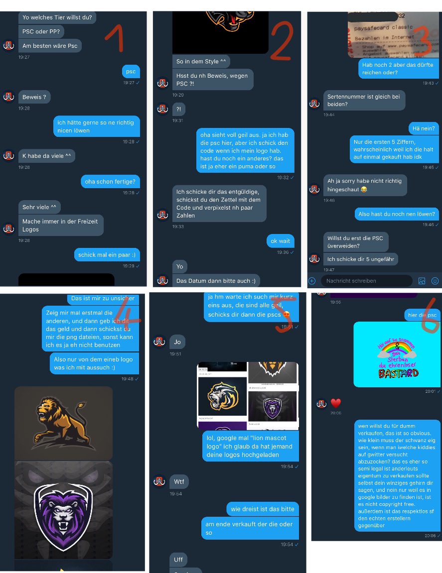 Trollwnn's tweet image. Auch wenn ich stark bezweifle, dass jemand dieses irelevante stück dreck gefunden oder gar auf ihn reingefallen wäre. kauft nix von @RxvooGFX (nebenbeibemerkt mod bei @WolfGAW 🤔) und seid generell vorsichtig. 
btw: bild 5, für wie dämlich er mich einfach hält, zu geil haha