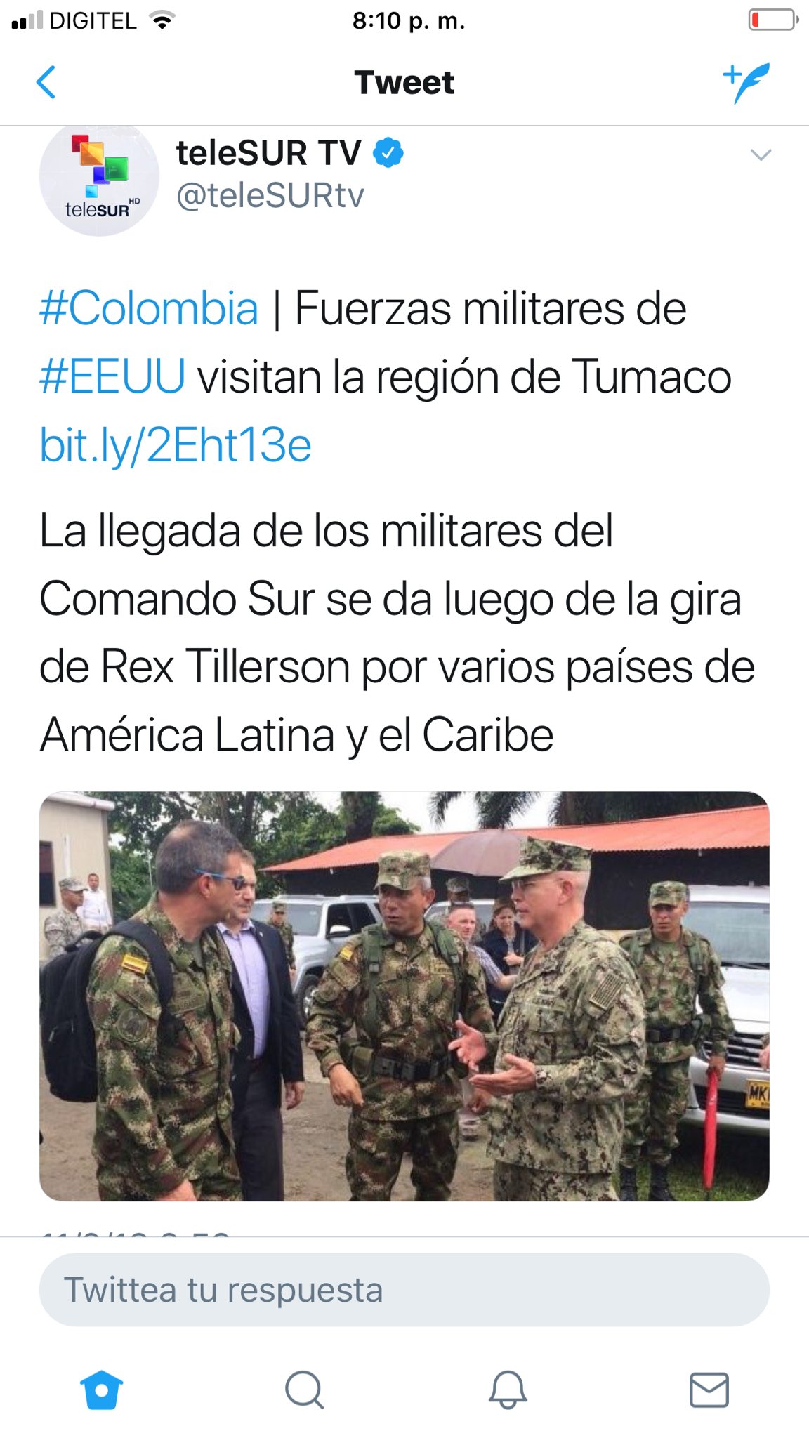 CÓMO PREPARARNOS PARA UN ATAQUE GRINGO A TRAVES DE COLOMBIA Y ARUBA-CURAÇAO? DVy0IWzXUAABMT3