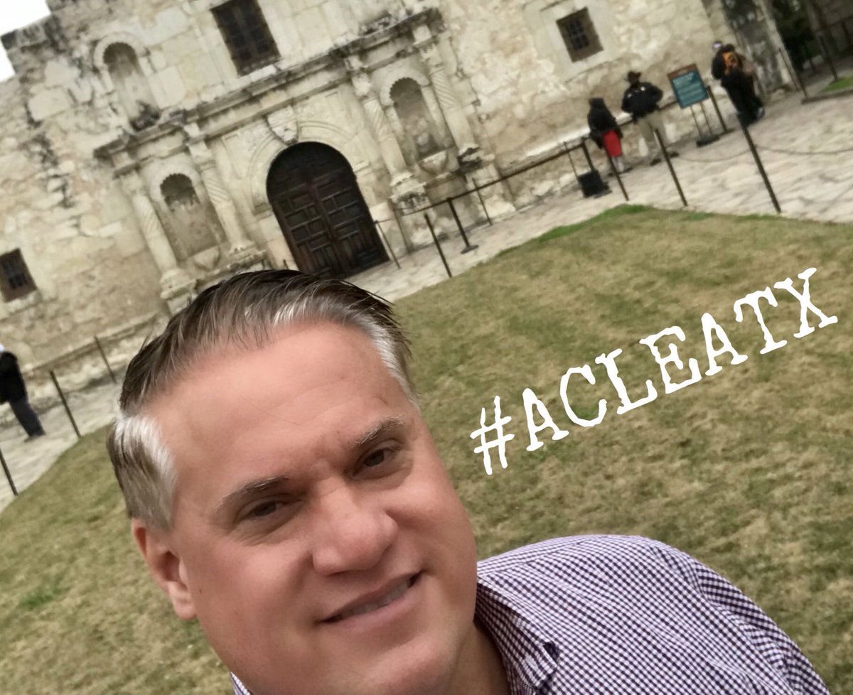 terryhill411's tweet photo. #ACLEATX I had to do it! I could not be in San Antonio, Texas and this close without visiting The Alamo! For the record, there is no basement 😉. https://t.co/ejdmSj3rBJ
