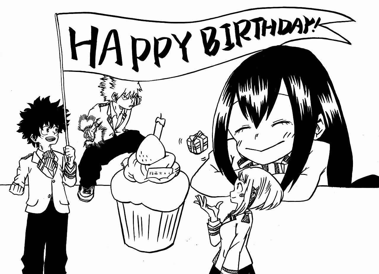 Twitter पर 宮木 本日2 12は１年ａ組蛙吹梅雨ちゃんの誕生日です おめでとう 梅雨ちゃん 僕のヒーローアカデミア ヒロアカクラスタさんと繋がりたい ヒロアカ 蛙吹梅雨生誕祭18 蛙吹梅雨好きな人rt ヒロアカイラスト T Co Dgjqvctujr Twitter