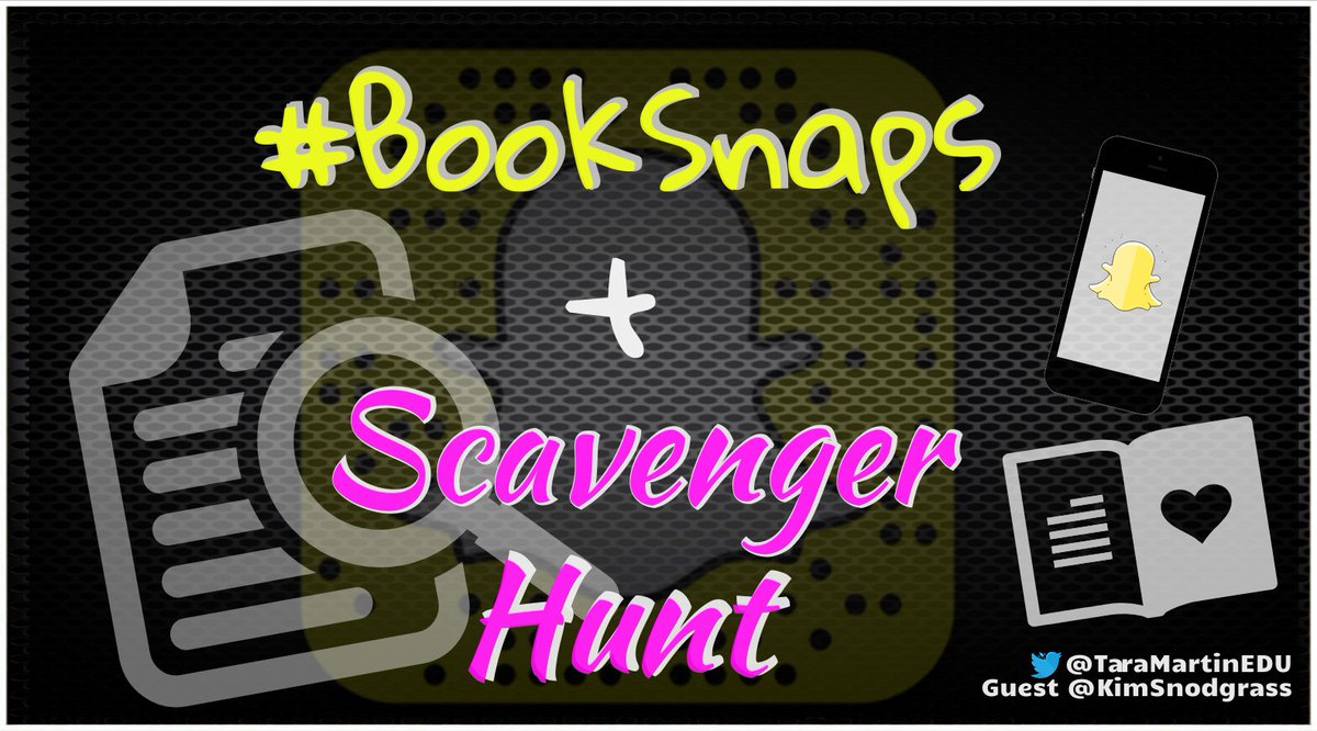 TaraMartinEDU's tweet photo. Post: #BookSnaps Scavenger Hunt 📚💥👀
Check out this #BookSnaps activity by @KimSnodgrass and her students!

#REALedu #tlap #LEADlap #ditchbook #GratitudeSnaps #SuperBowlSnaps

📚💥👀👉🏼 https://t.co/roiffAhf9f https://t.co/IBxohBFUjx