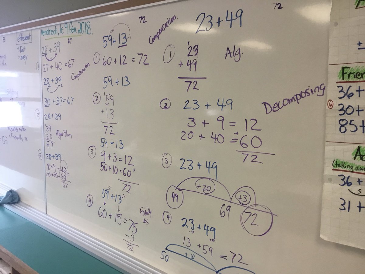 macaulayMsT's tweet photo. Thanks @MonckFraser for sharing your kiddos with me for some Math Talks @monckps Love all of the efficient & flexible strategies that were shared. This week= multiplication!! #tldsblearns #tldsbmathness https://t.co/zeJqpKw1mX