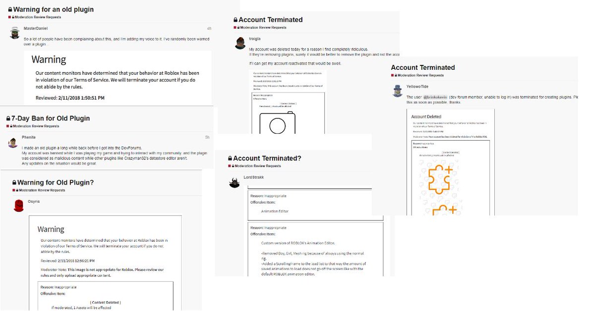 Trus On Twitter Isn T Sharing Devforum Stuff Not Allowed Also What S The Full Context Still Puzzled Plugin Creators Are Being Banned For Their Plugins Https T Co 5kgslvu2ef - roblox animation plugin not working