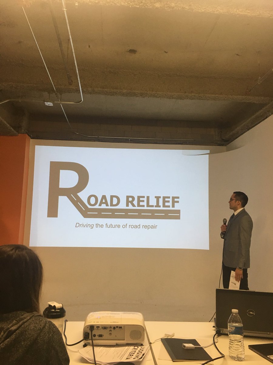 SWColumbus's tweet image. Road Relief wants to solve poor infrastructure...they are starting with potholes, fixing them and reporting them, and saving you time and money from damaging your car. #positivefeedbackloop #swcbus