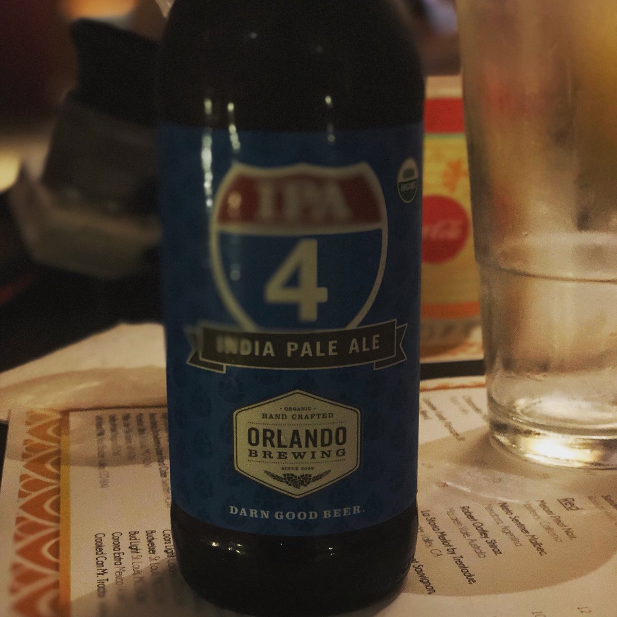 UKDisneyCouple's tweet photo. Going local when at #waltdisneyworld #baylaketower #topoftheworldlounge for my #beer selection. Great beer from @orlandobrewing #ipa4 #darngoodbeer #beer @waltdisneyworld . Doing 
@DrunkAtdisney proud hopefully! 😂 https://t.co/H54SXgJBmA