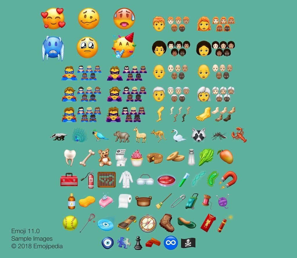 html_css_atoz's tweet image. RT @Emojipedia: 🙌 🚨 The 2018 Emoji List 🚨 🙌

📝 157 new emojis

🆕 Redheads, bagel, lobster, softball and more

🗓 Coming to phones in the second half of 2018

🔗 blog.emojipedia.org/157-new-emojis…  ift.tt/2EVO0JY
