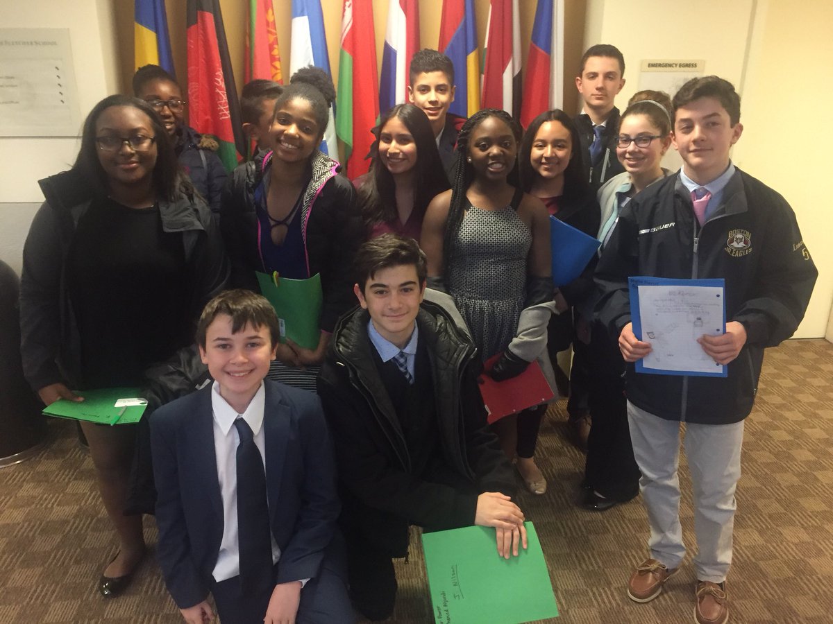 Here’s our top notch <a href="/McDevittMiddle/">McDevitt MS</a> Model UN team celebrating their accomplishments @UNAGB