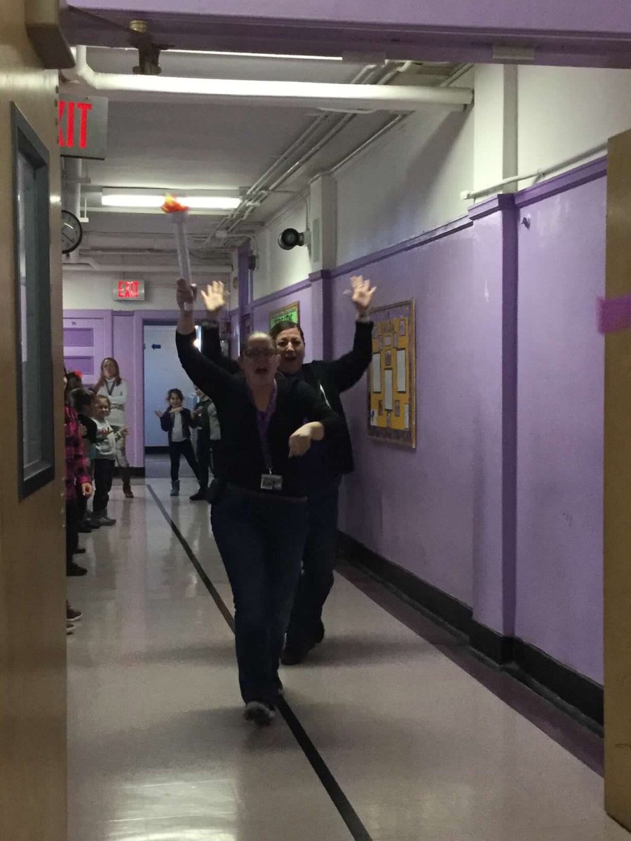 Tatum822's tweet photo. Kicking off the #WinterOlympics and #respectforall #ps100pride @D21_Community @UFT @UFTBulla @JojoB321 https://t.co/UENUh3mbsy