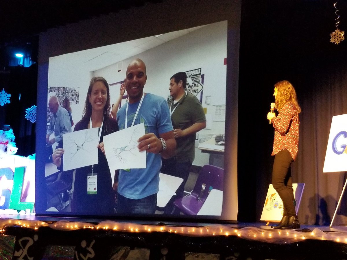 apsitnatasha's tweet photo. Last keynote by birthday girl, @MsVenturino !! #welcometomytable #edtechteam #SouthernSummit #southern18 https://t.co/CfX0wuEJ6W