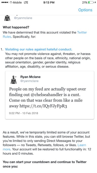 1 pic. Wtf @twitter? @chelseahandler groups us (legal sexworkers) in w wife beaters and child molesters