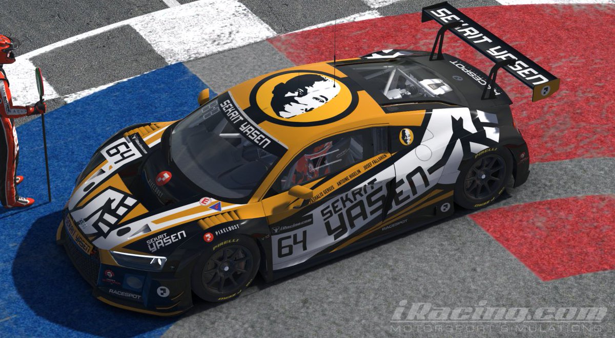 I will be taking part in the <a href="/CoReSimRacing/">CoRe SimRacing 🔶</a> #SCOSuzuka10Hours in the Audi GT3 on 24th February 2 teams from #Sekrit 
TEAM1 will be Myself, <a href="/JamieFluke/">Jamie Fluke</a> , <a href="/NathanSchartner/">Nathan Schartner</a> and <a href="/avrolled/">Jack Wilkinson-Sedgwick</a> TEAM2 will be <a href="/PashalisGergis/">Paschalis Gkergkis</a> <a href="/Antoinehig/">AntoineH</a> and <a href="/Fallgren/">Josef Edelsvärd</a> 
<a href="/j_ljunggren/">Joachim Ljunggren (The Sarge)</a> excellent paint as always
