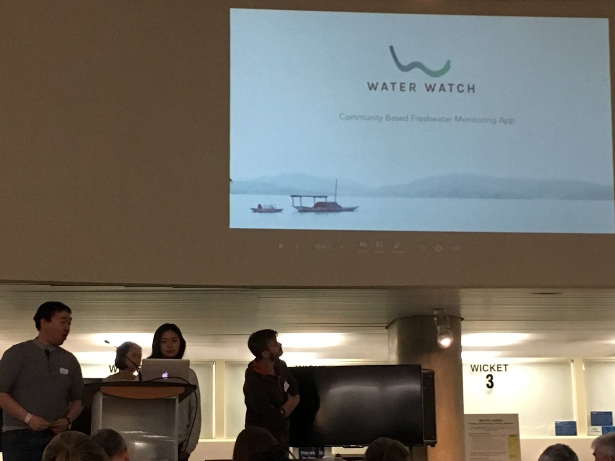 loriTkong's tweet image. Judging panel readies for participant demos @fishackathon Toronto! _______________________________________
Our waters, our planet!
Enforcement | Marketplace | Sustainability
#Fishackathon #HackerNest #Codeforfish