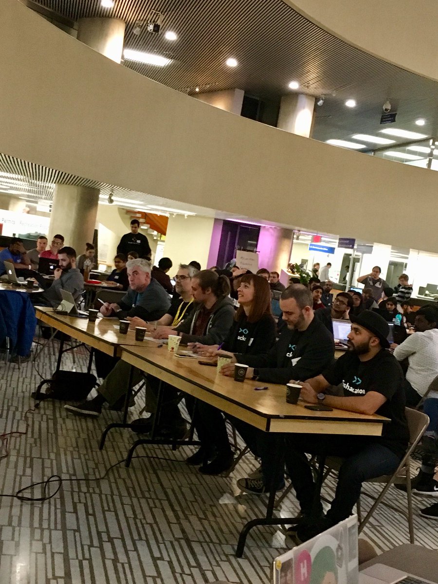 loriTkong's tweet image. Judging panel readies for participant demos @fishackathon Toronto! _______________________________________
Our waters, our planet!
Enforcement | Marketplace | Sustainability
#Fishackathon #HackerNest #Codeforfish