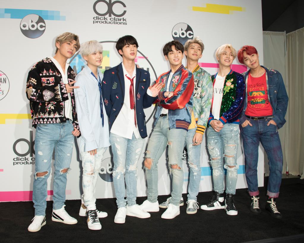 radiodisney's tweet image. Congrats #BTS! They are the first K-pop group to have a song certified gold! #MicDrop @bts_bighit @BTS_twt @steveaoki